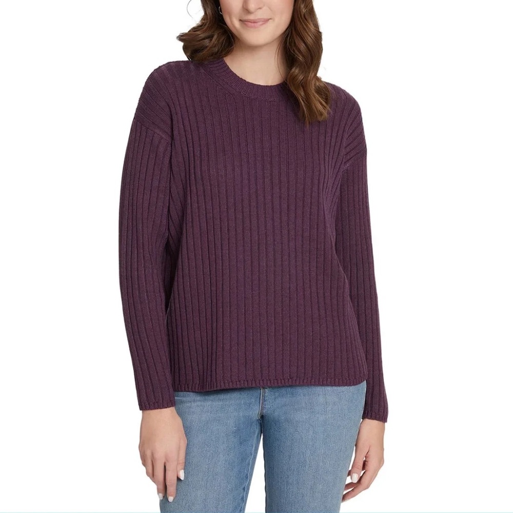 NWT Jessica‎ Simpson Ladies' Ribbed purple Sweater S